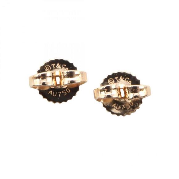 TIFFANY 18k Gold Earrings - Picture 4 of 5